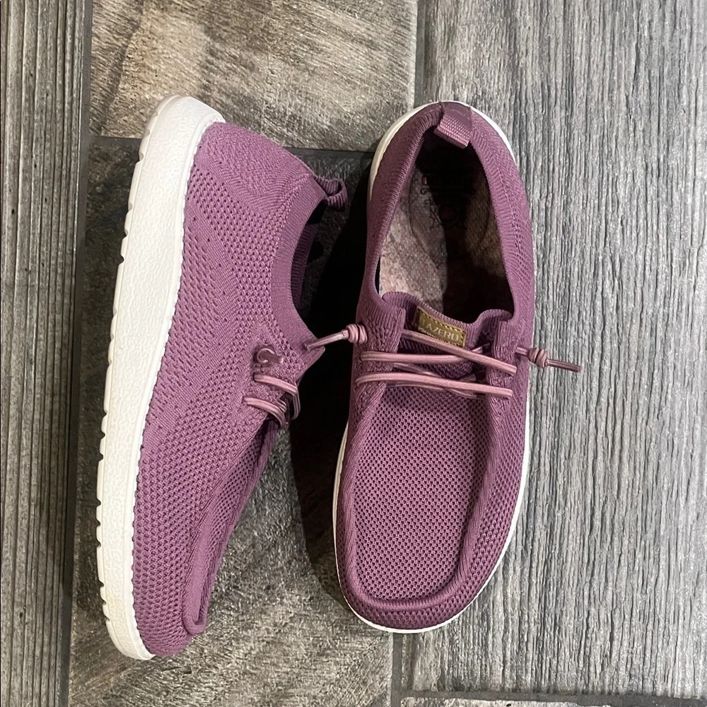 Itazero Plum diabetic comfort Loafers